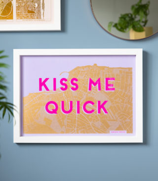 kiss me quick print