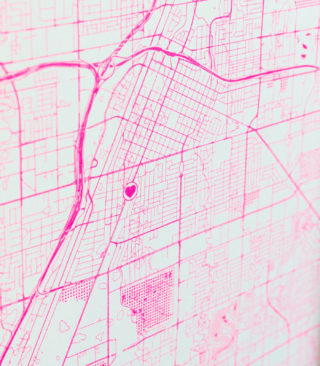 fluoro pink textures detail