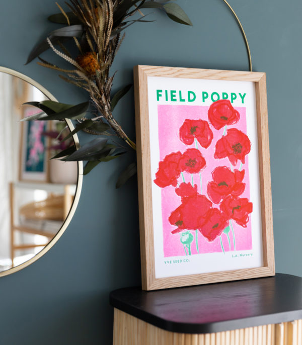 field poppy risograph