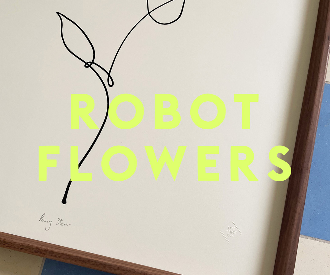 robot flowers